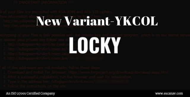Locky Variant - YKCOL