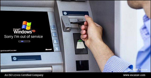 Outdated ATM software to be out of service in 2019