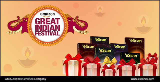Get upto 60% off on eScan SOHO products on Amazon Great Indian Festival sale